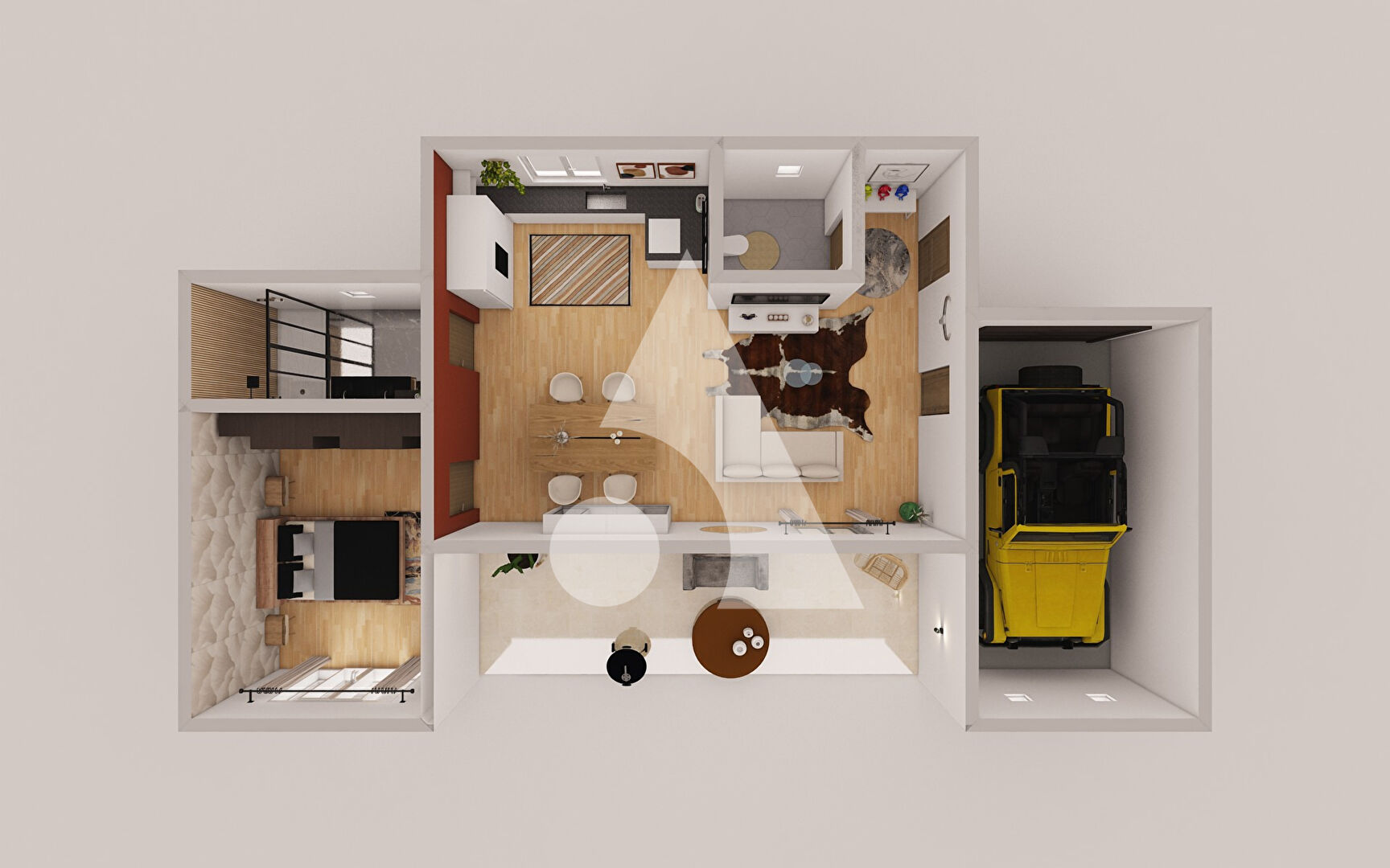 Photo Villelaure - Maison T4 98,75 m2 avec terrasse, jardin et garage image 4/6