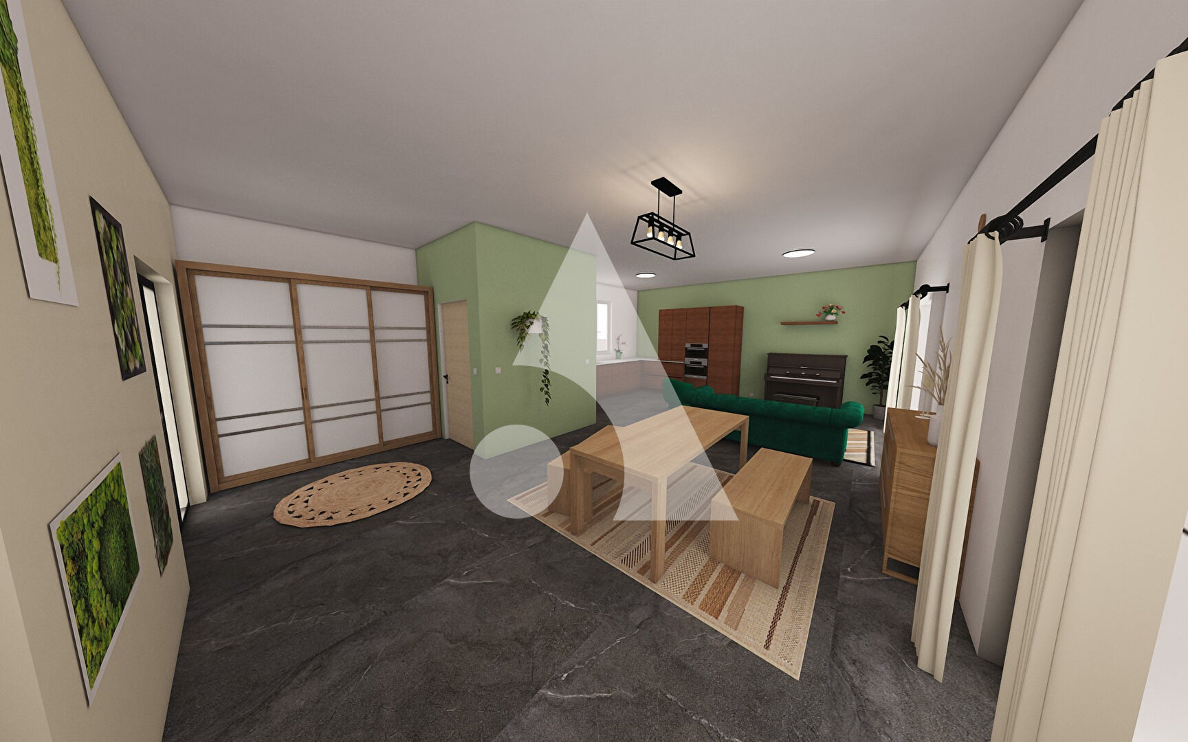 Photo Villelaure - Maison T3 75,35 m2 hab avec terrasse, jardin et garage image 6/6