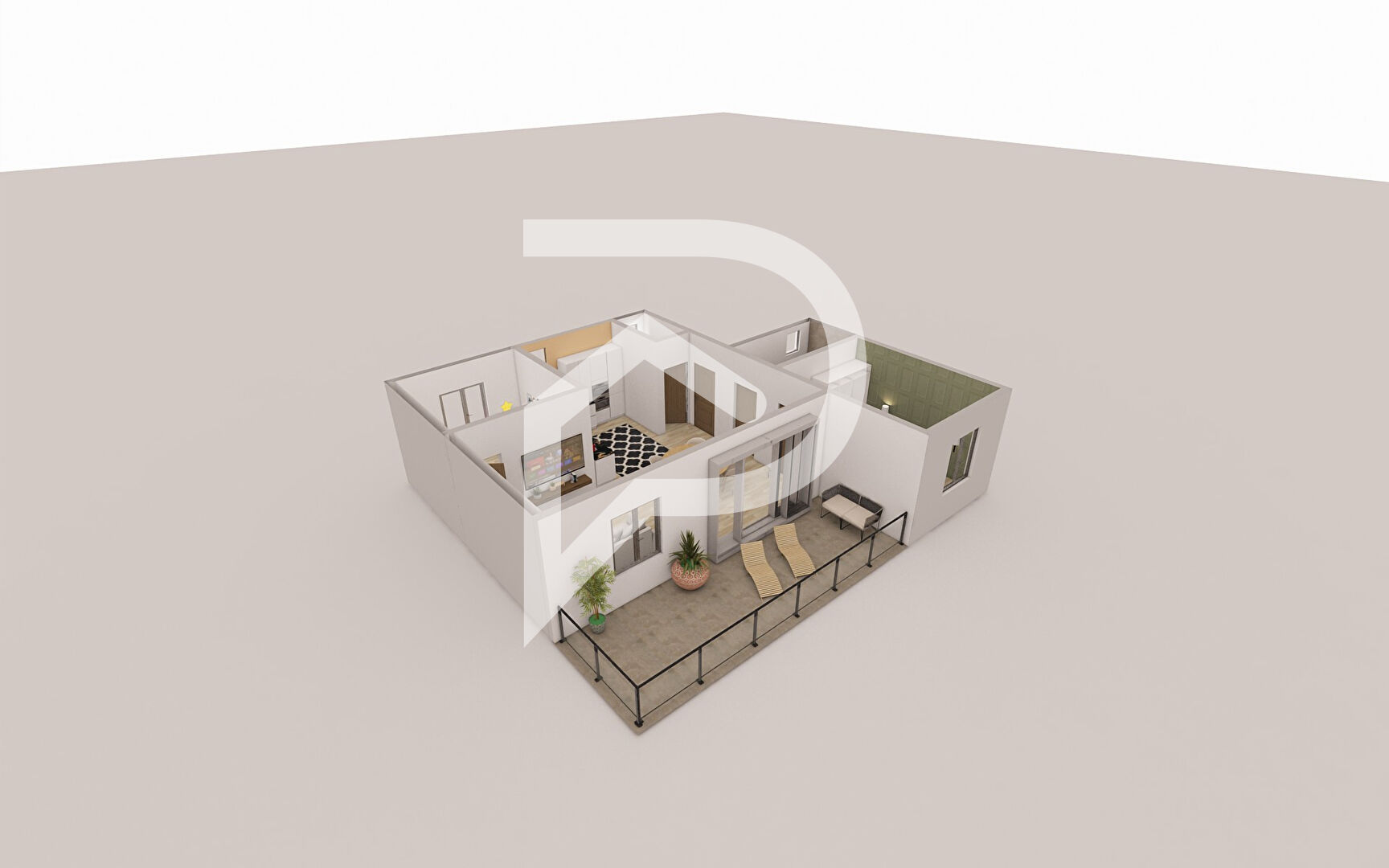 Photo Villelaure - Appartement T3 de 67,57 m2 avec terrasse image 4/6