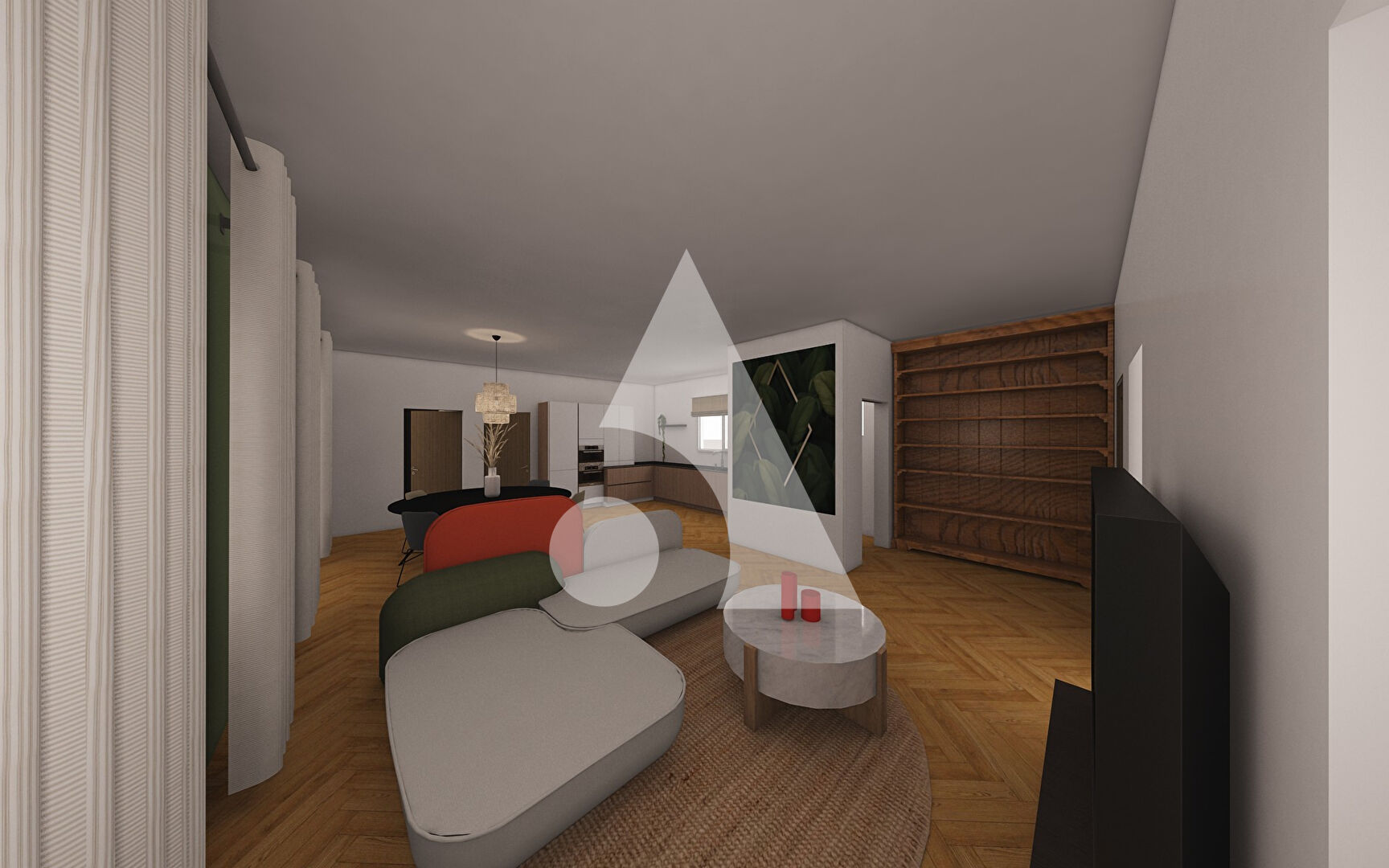 Photo Villelaure - Appartement T4 de 79,10 m2 en RDC avec jardin et terrasse image 6/6