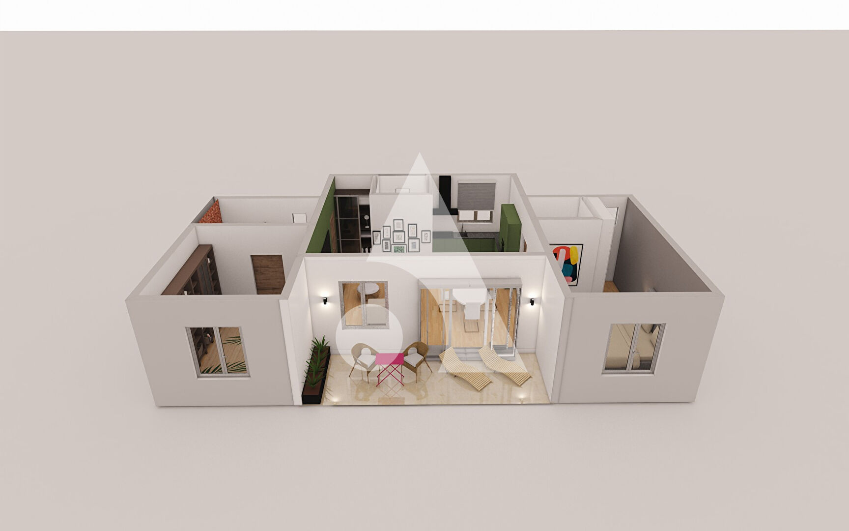 Photo Villelaure - Appartement T3 de 71,94 m2 avec terrasse image 4/6