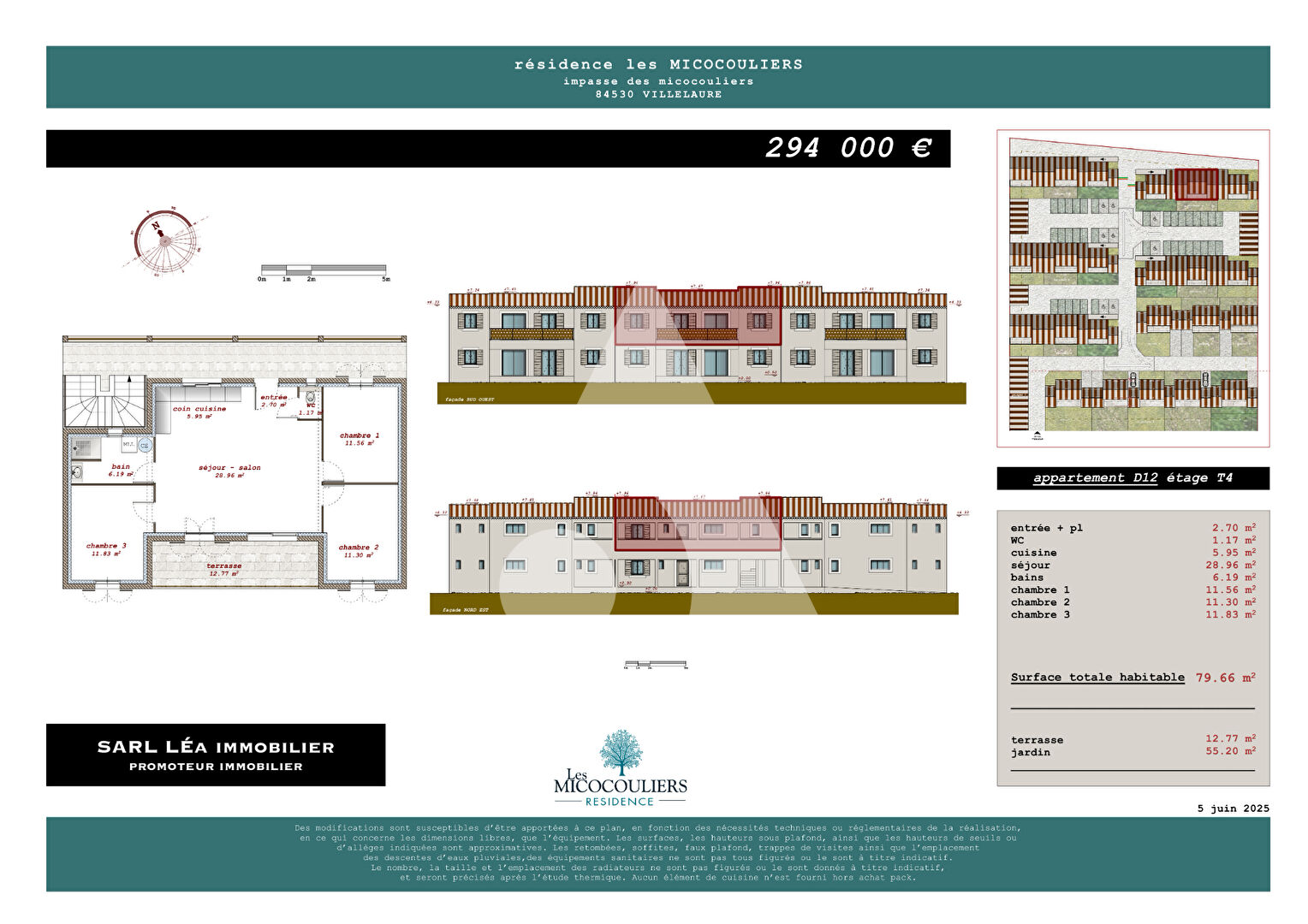 Photo Villelaure - Appartement T3 de 79,10m2 avec terrasse image 2/6