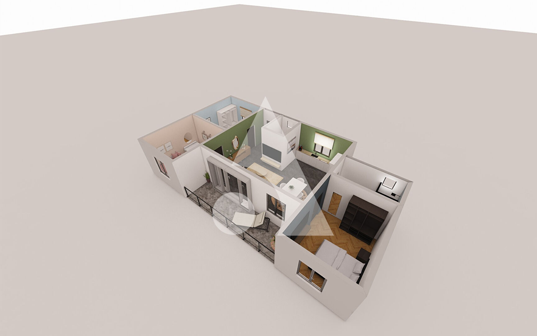 Photo Villelaure - Appartement T3 de 79,10m2 avec terrasse image 4/6