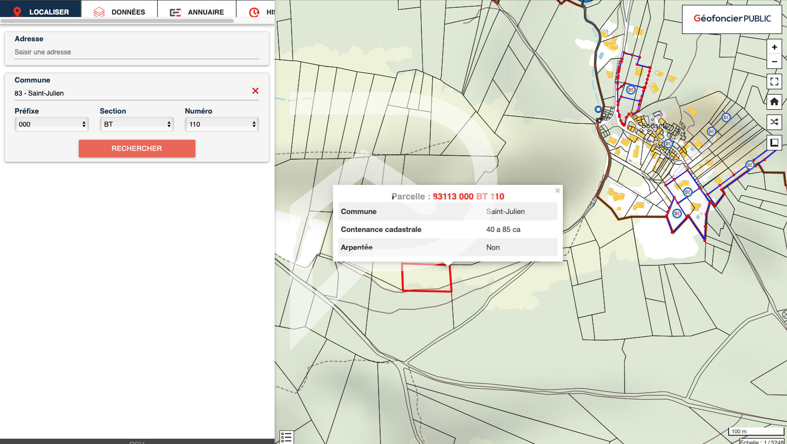 Photo TERRAIN ST JULIEN 46773m2 AGRICOLE ET LOISIRS image 4/6