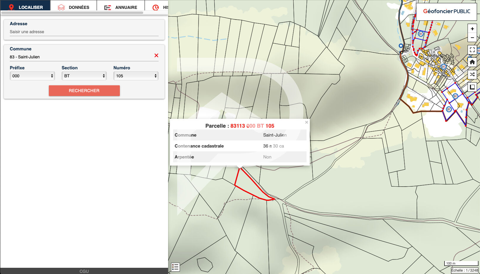 Photo TERRAIN ST JULIEN 46773m2 AGRICOLE ET LOISIRS image 5/6