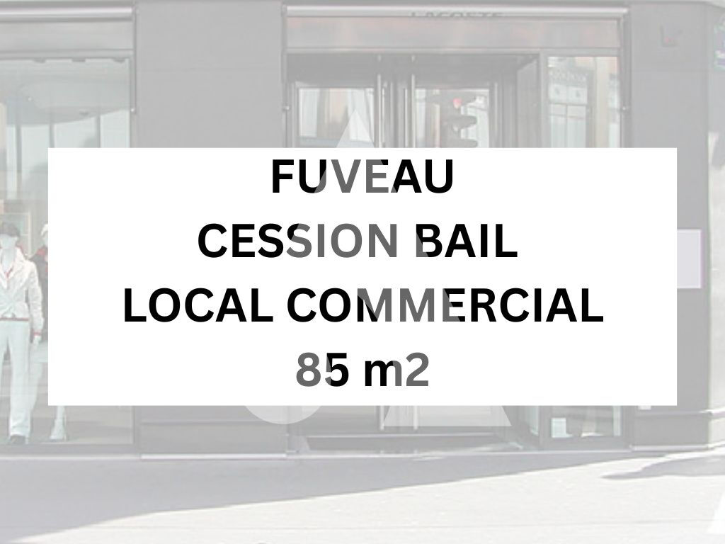 Fuveau, local commercial avec vitrines et stationnements
