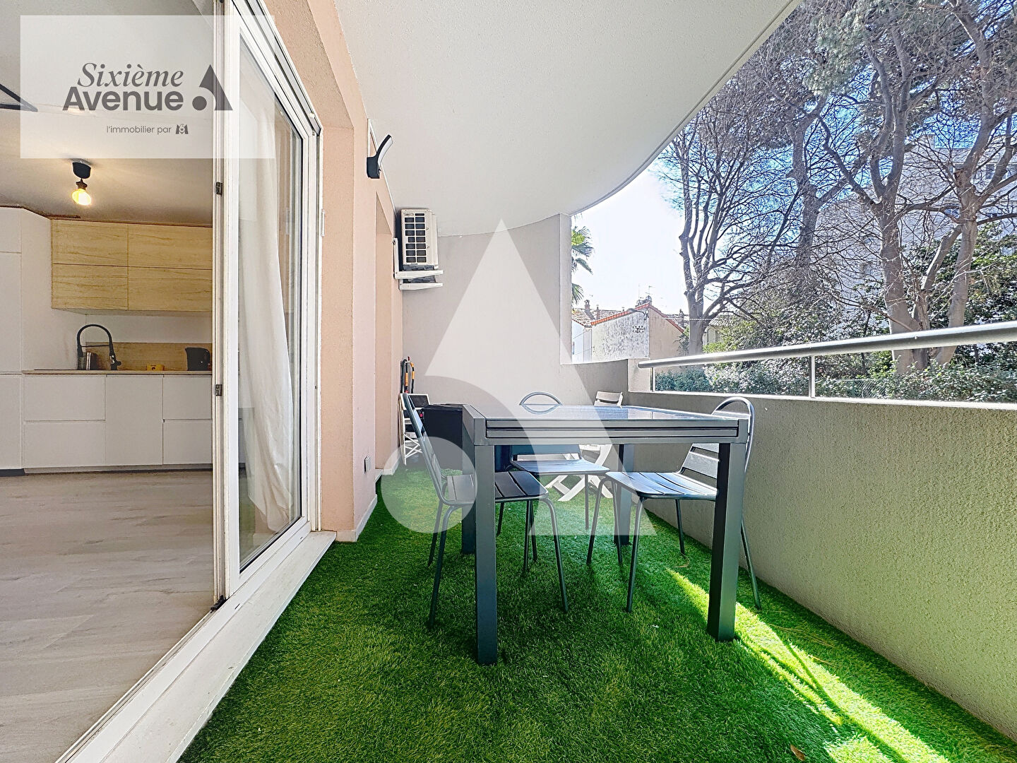 MONTFLEURY CANNES 2 pièces 47m² + 10m² terrasse + parking
