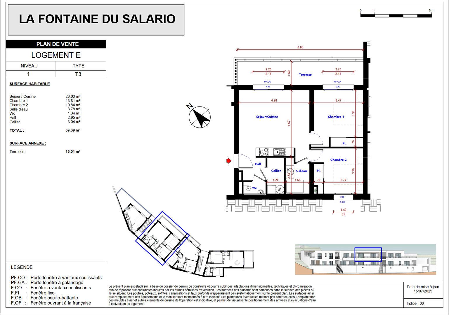 Photo T3 à vendre à Ajaccio - Fontaine du Salario image 5/5