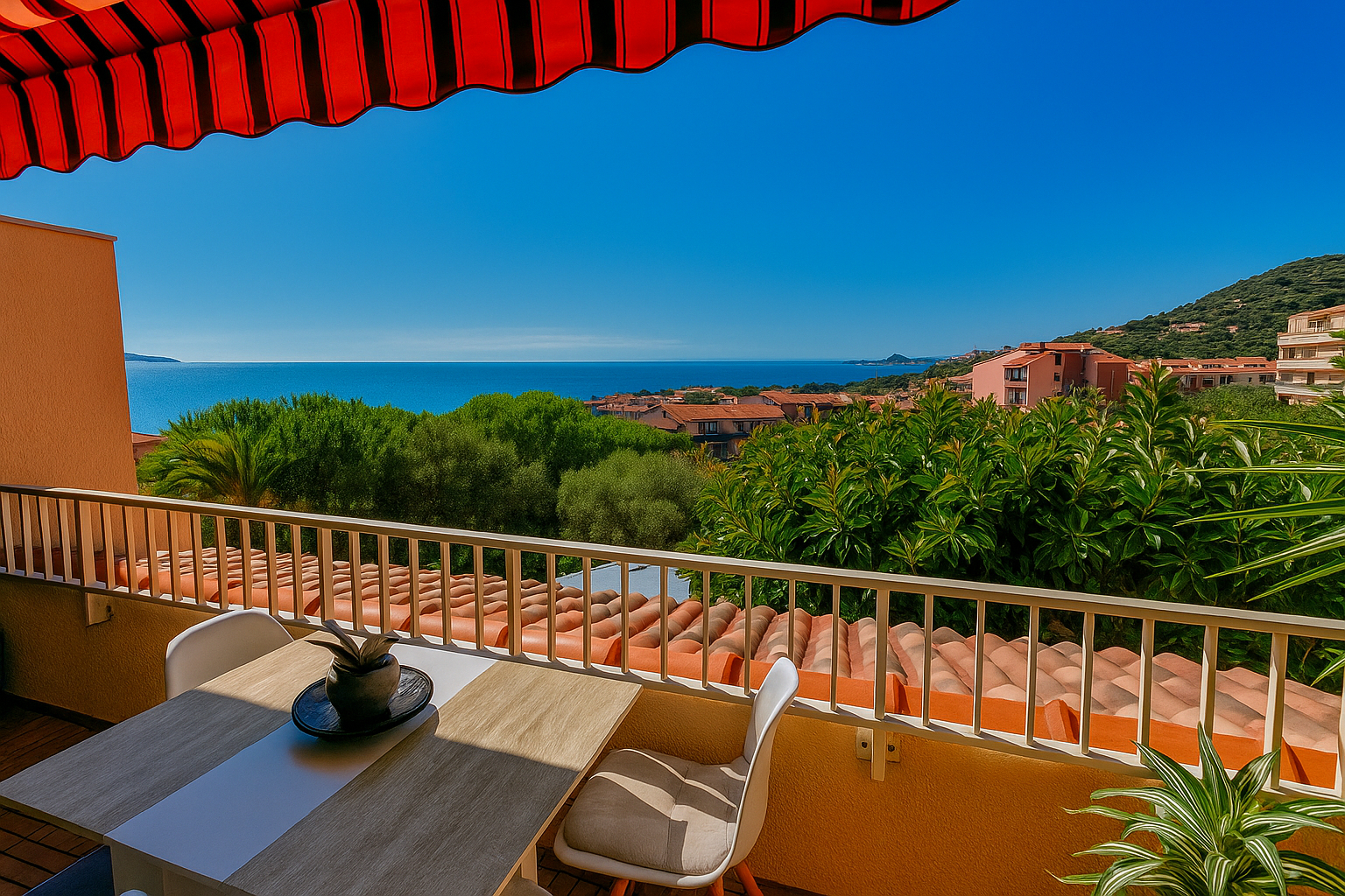 Photo Grand Studio Ajaccio 34.85 m2, vue mer. image 3/6