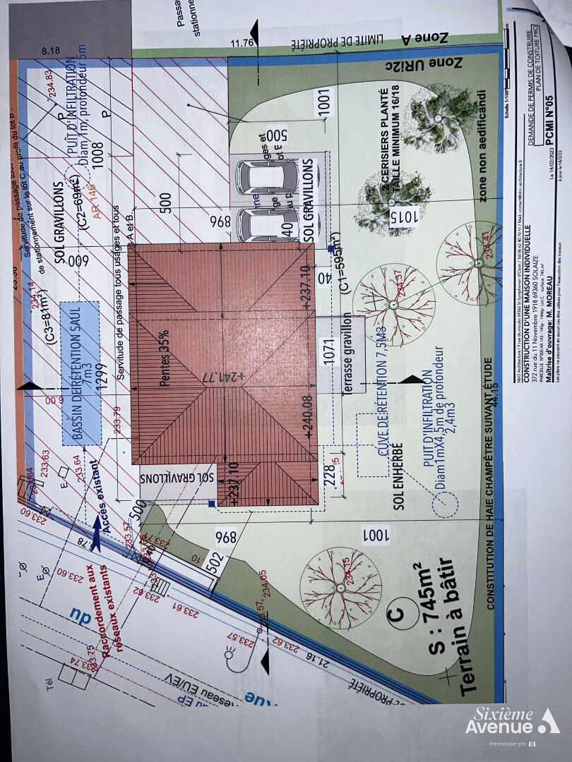 Photo Terrain à bâtir, Solaize 745 m2 image 6/6