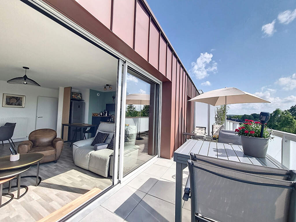 Appartement T3 de 70m² - Bourg Plescop - Dernier étage avec ascenseur