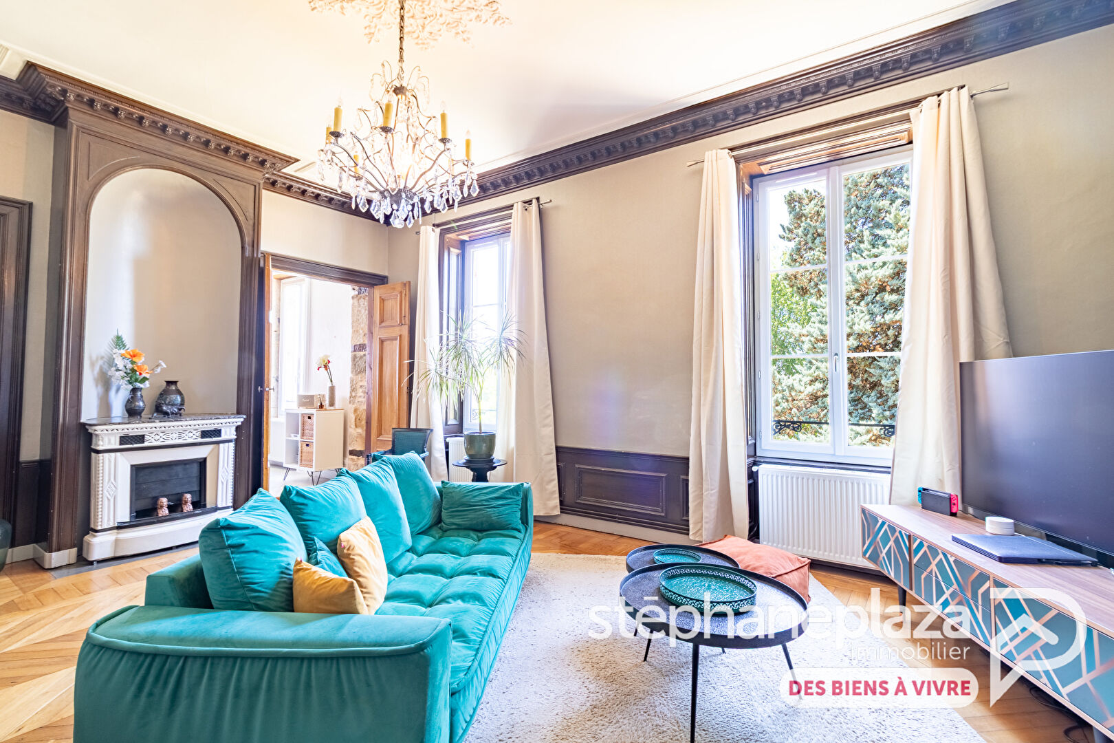 Appartement T4 Ceyzeriat 107 m2, jardin commun, cave et garage