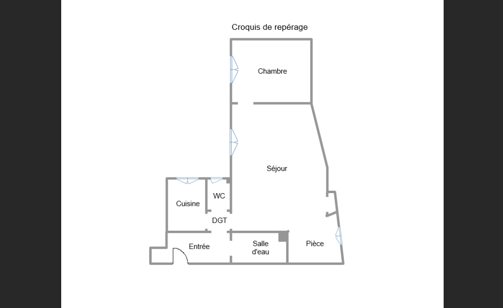 Photo Appartement 2 pièces de 49m2 image 2/6