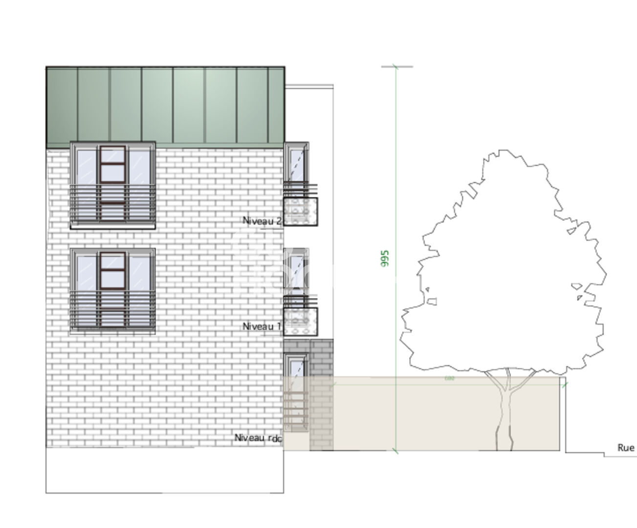 RARE À MALAKOFF - Maison avec projet d'architecte