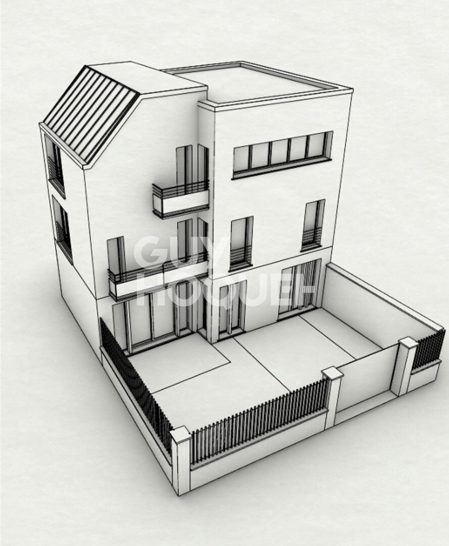RARE À MALAKOFF - Maison avec projet d'architecte