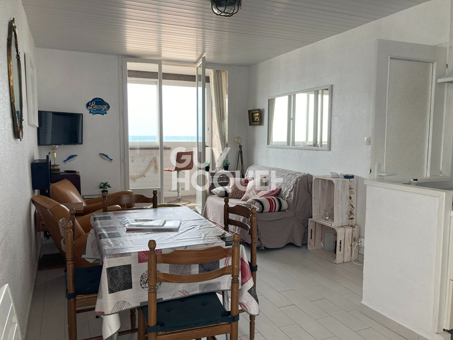 Appartement Saint Hilaire de Riez vue mer + cave.