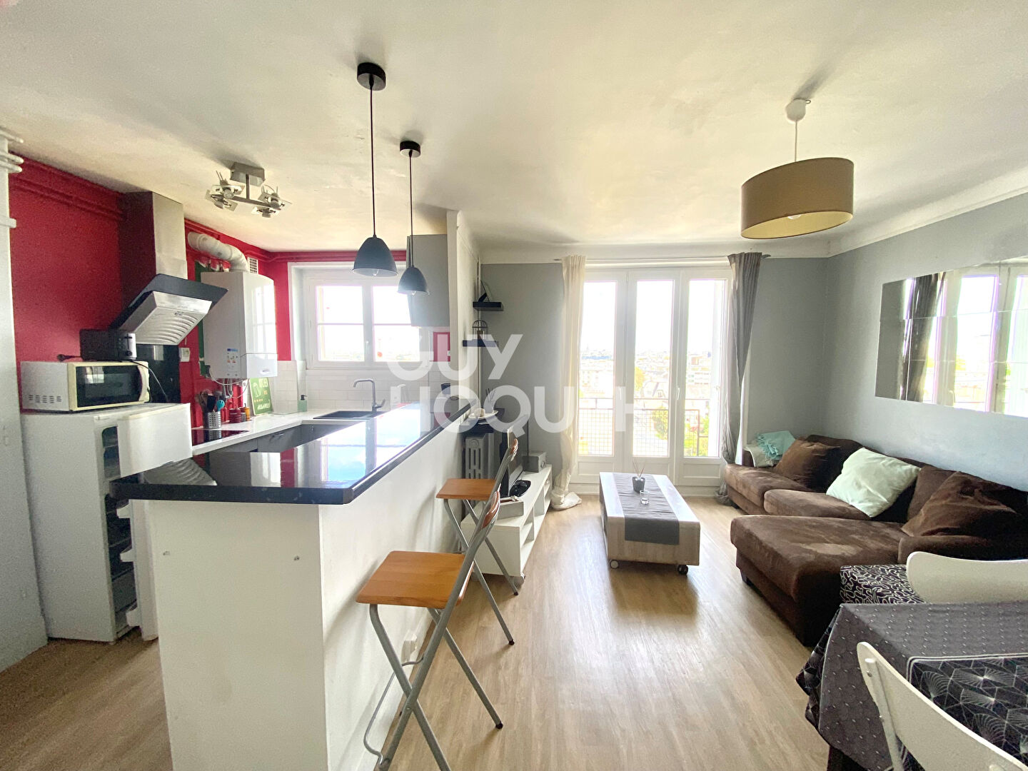 A LOUER BREST- secteur PRAT LEDAN - APPARTEMENT T3 MEUBLE