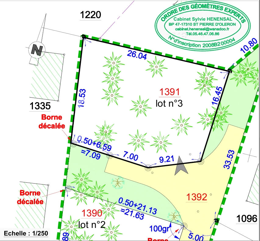 Terrain Chaucre 452 m2 + 90 m²