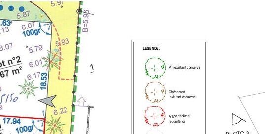 Terrain Chaucre 452 m2 + 90 m²