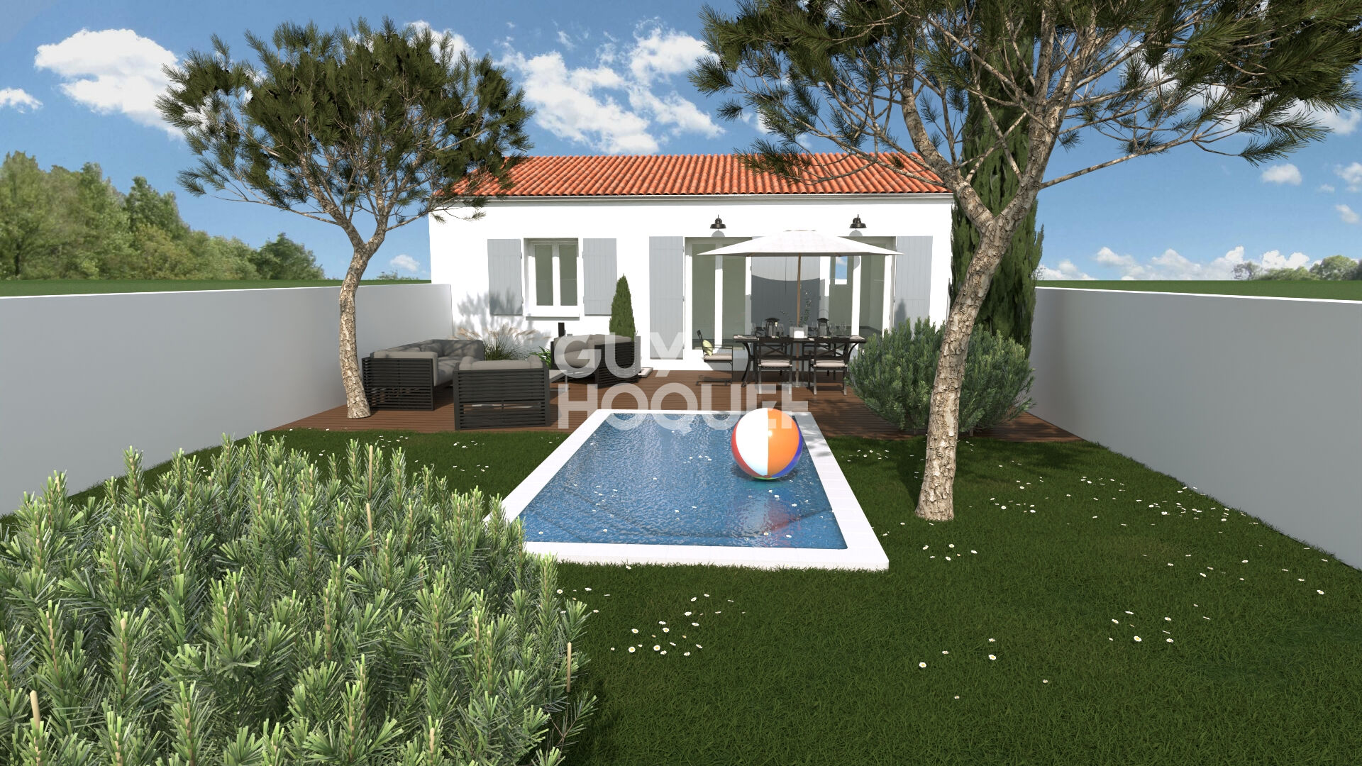 Grand Terrain à bâtir à 1km de la mer - Dolus d'Oléron