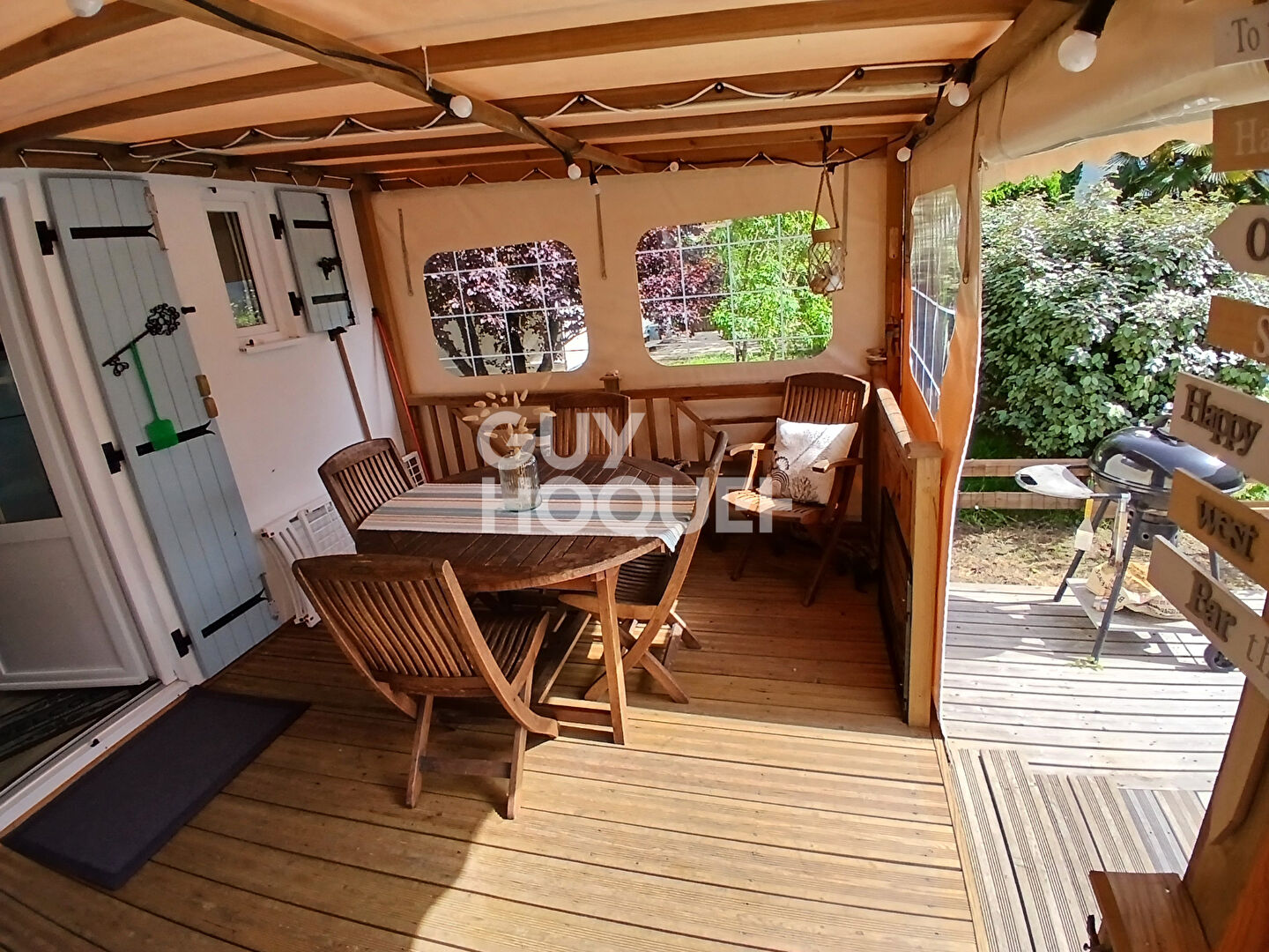 TERRAIN DE LOISIRS 202 m2 avec Mobilhome3P, 2ch,  ST PIERRE OLERON