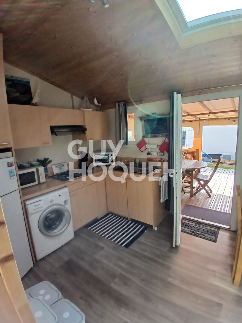 TERRAIN DE LOISIRS 202 m2 avec Mobilhome3P, 2ch,  ST PIERRE OLERON