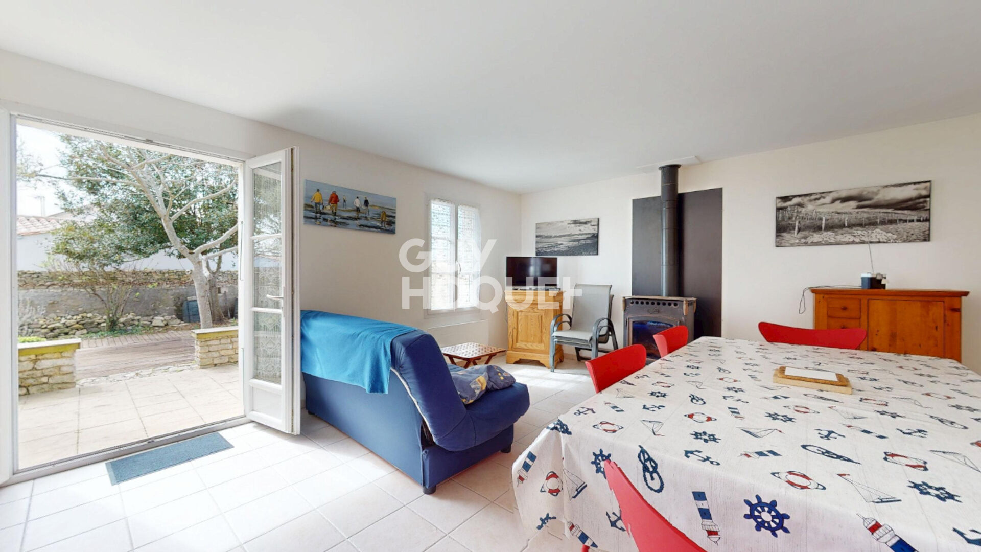 Charmante maison 4 pièces à vendre à Sainte-Marie-de-Ré, exposition Sud