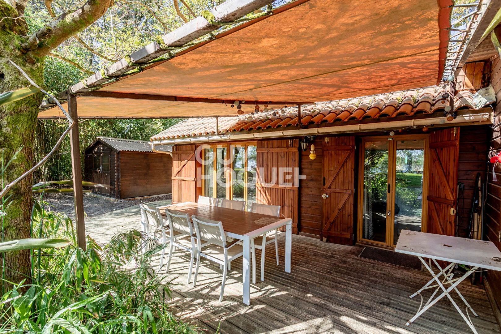 RARETÉ ABSOLUE ! MAISON D'EXCEPTION EN BORD DE LAC À BISCARROSSE SUD