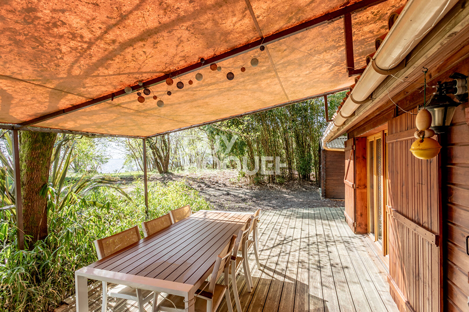 RARETÉ ABSOLUE ! MAISON D'EXCEPTION EN BORD DE LAC À BISCARROSSE SUD