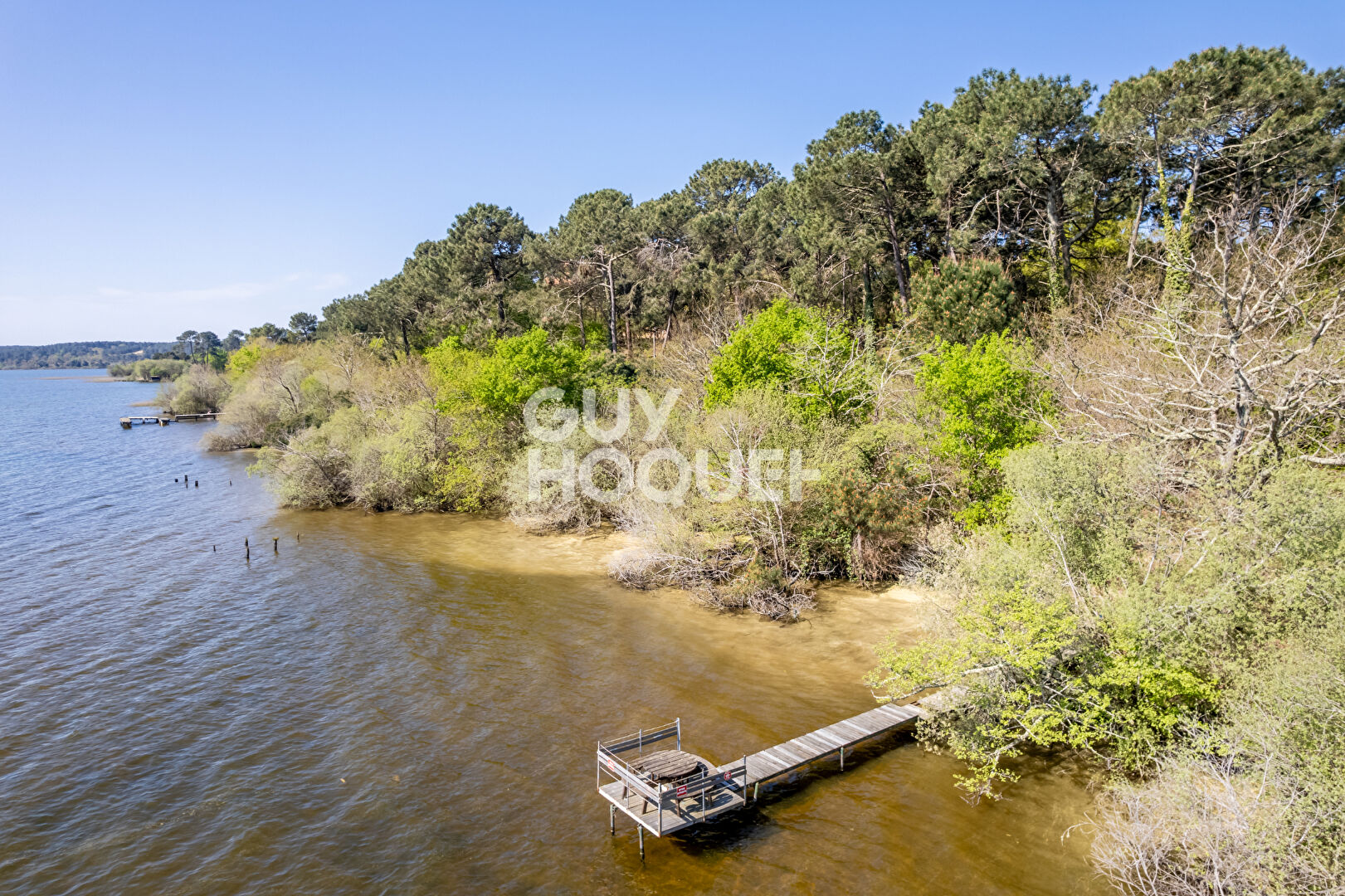 RARETÉ ABSOLUE ! MAISON D'EXCEPTION EN BORD DE LAC À BISCARROSSE SUD