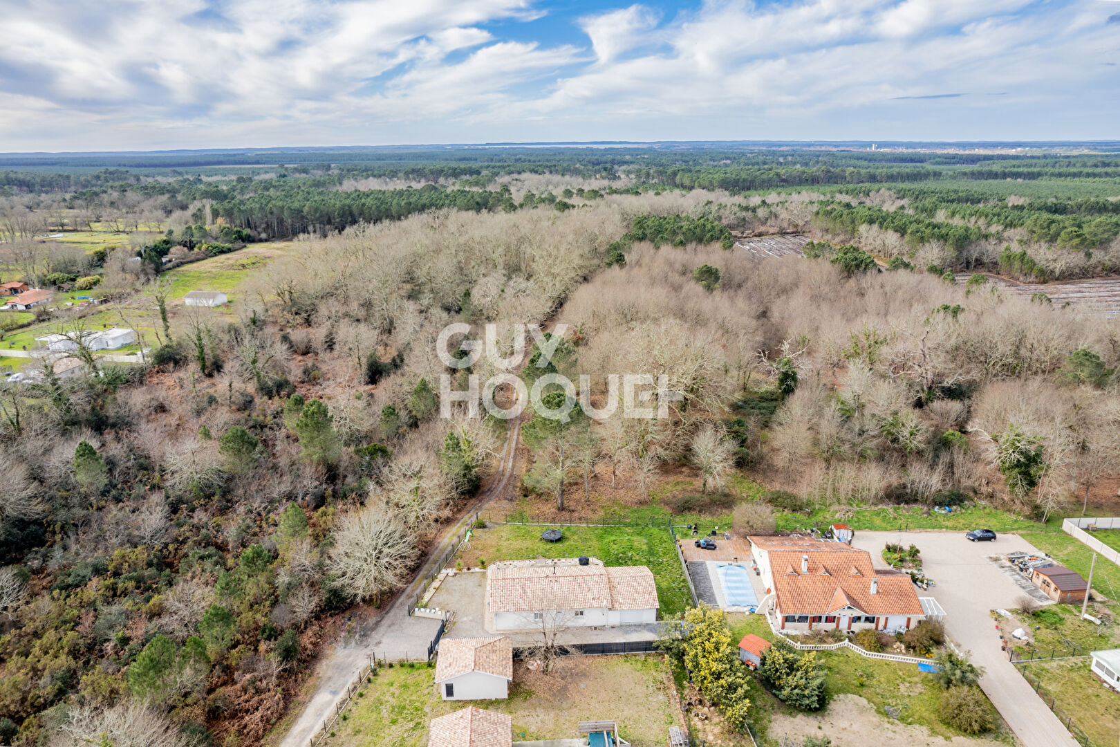 À découvrir sans tarder  Superbe maison contemporaine à Parentis-en-Born, quartier Lucats