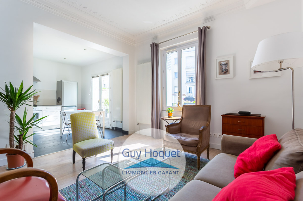 ASNIERES  lisière BAC, Appartement  F5 103 m²  3 chambres + Parking
