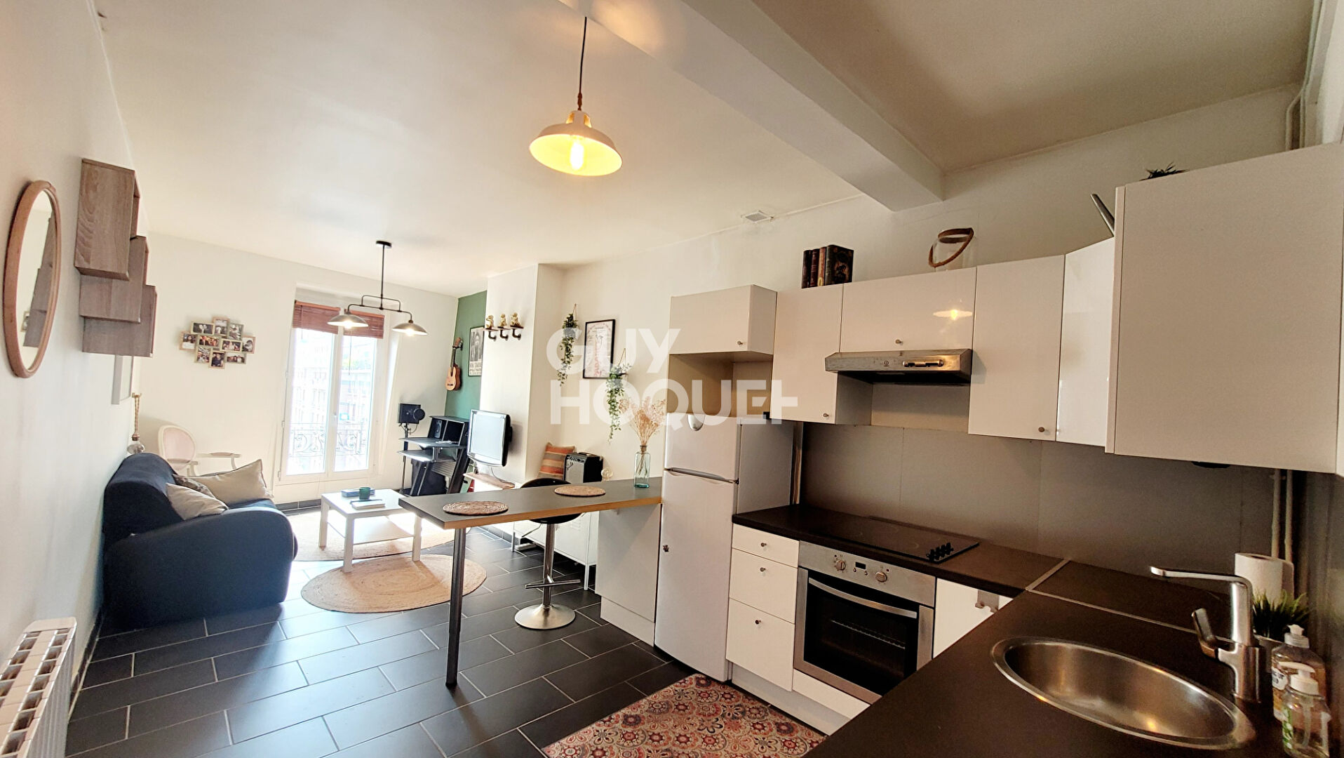 BOIS COLOMBES CENTRE/ 2 P 37.21 m²