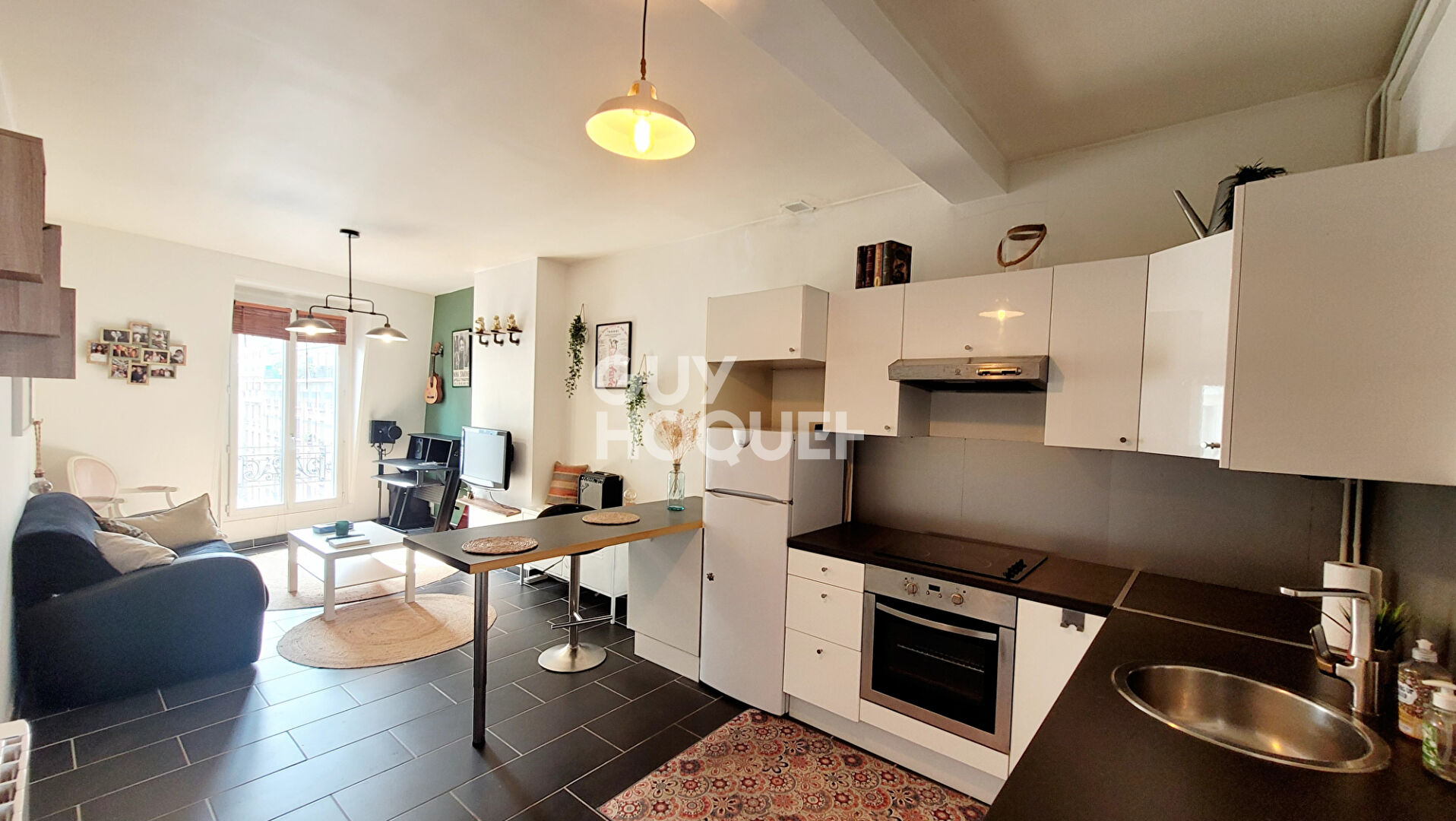 BOIS COLOMBES CENTRE/ 2 P 37.21 m²