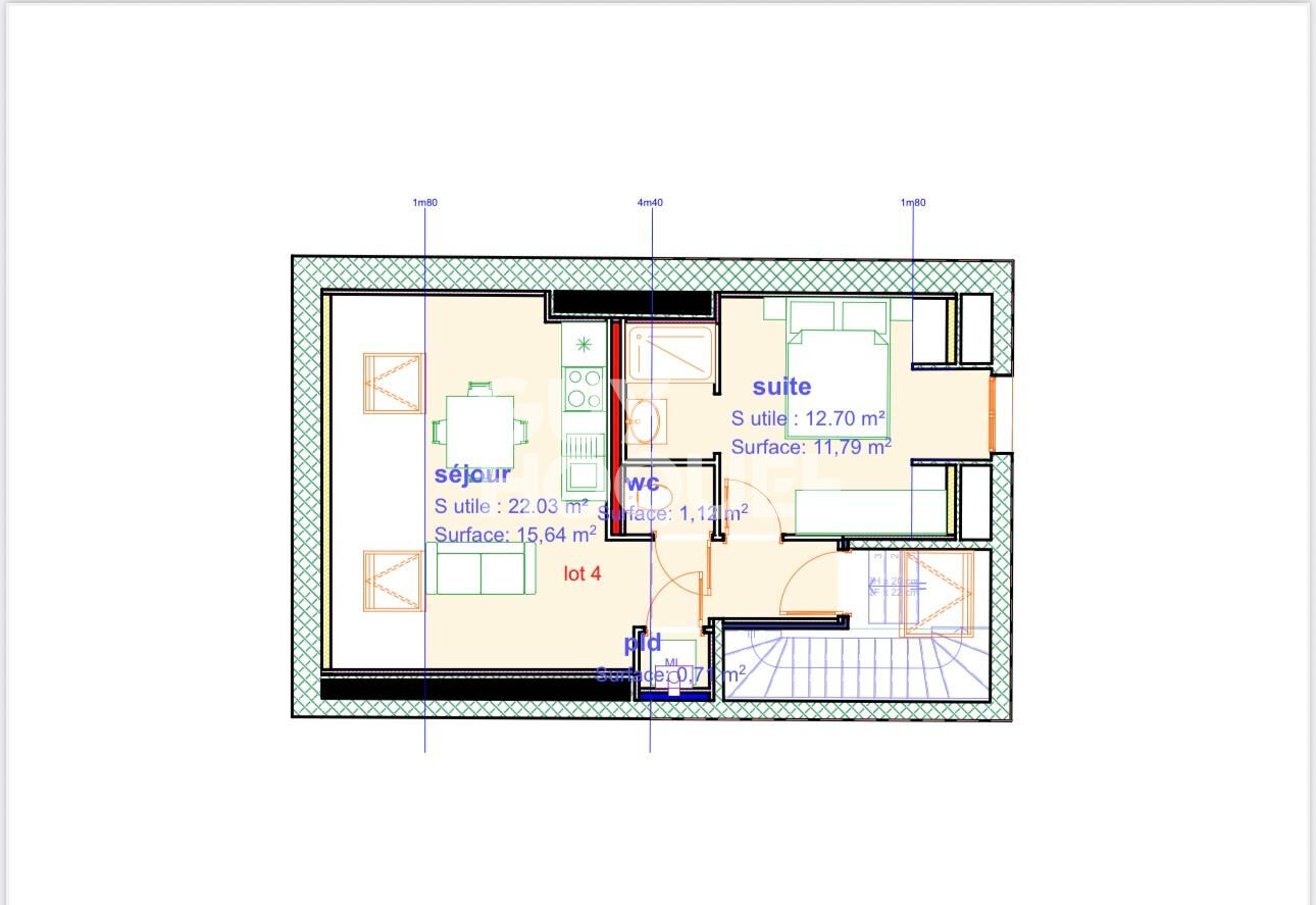 Immeuble Calais 3 pièce(s) 70 m2