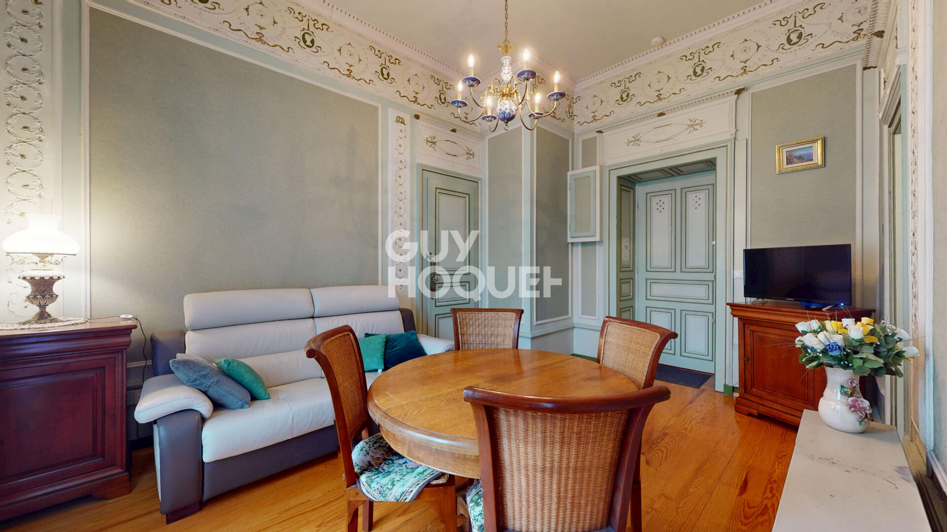 Appartement  2 pièces 37.39 m2 dans la Résidence historique "Le Splendide" à Aix-les-Bains.