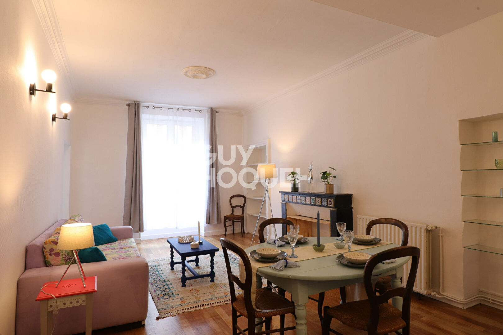 Rue de Boigne : T3 meublé