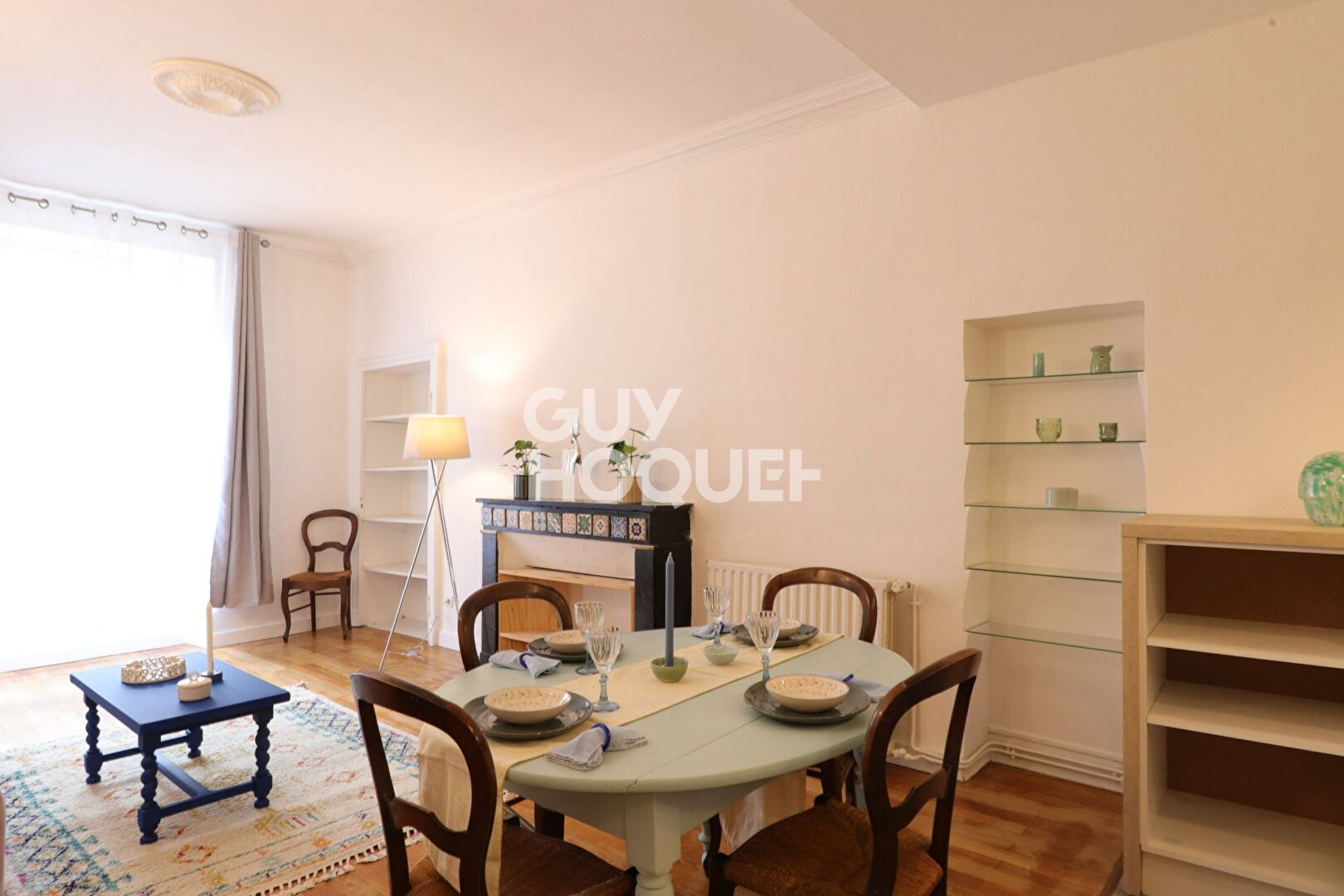 Rue de Boigne : T3 meublé