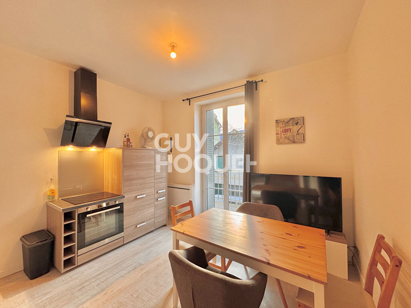 T2 meublé, balcon, parking privatif