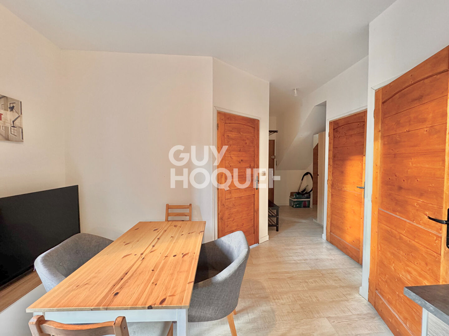 T2 meublé, balcon, parking privatif