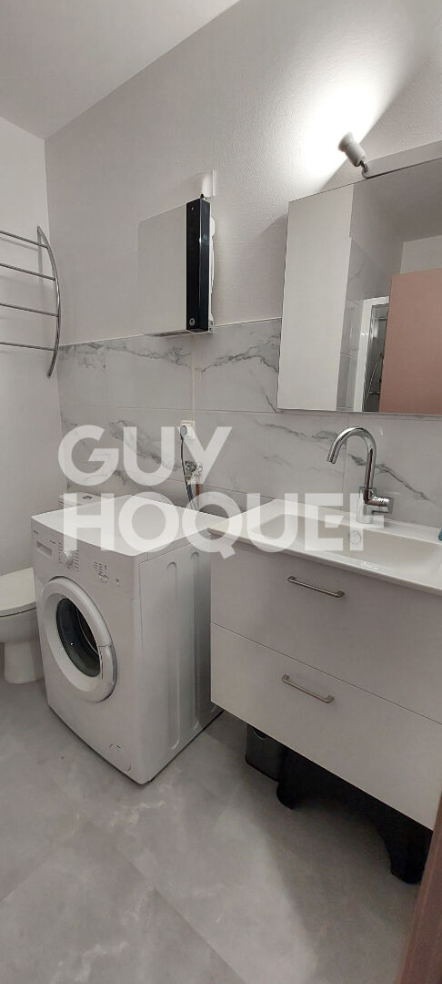 Studio meublé, chauffage et eau froide 27.89 m², balcon