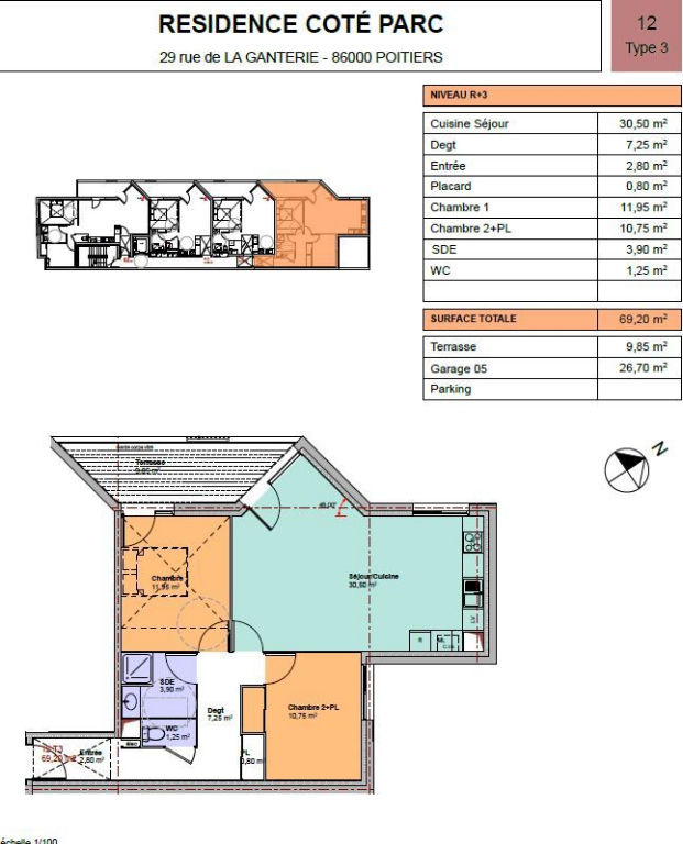 Appartement de type 3