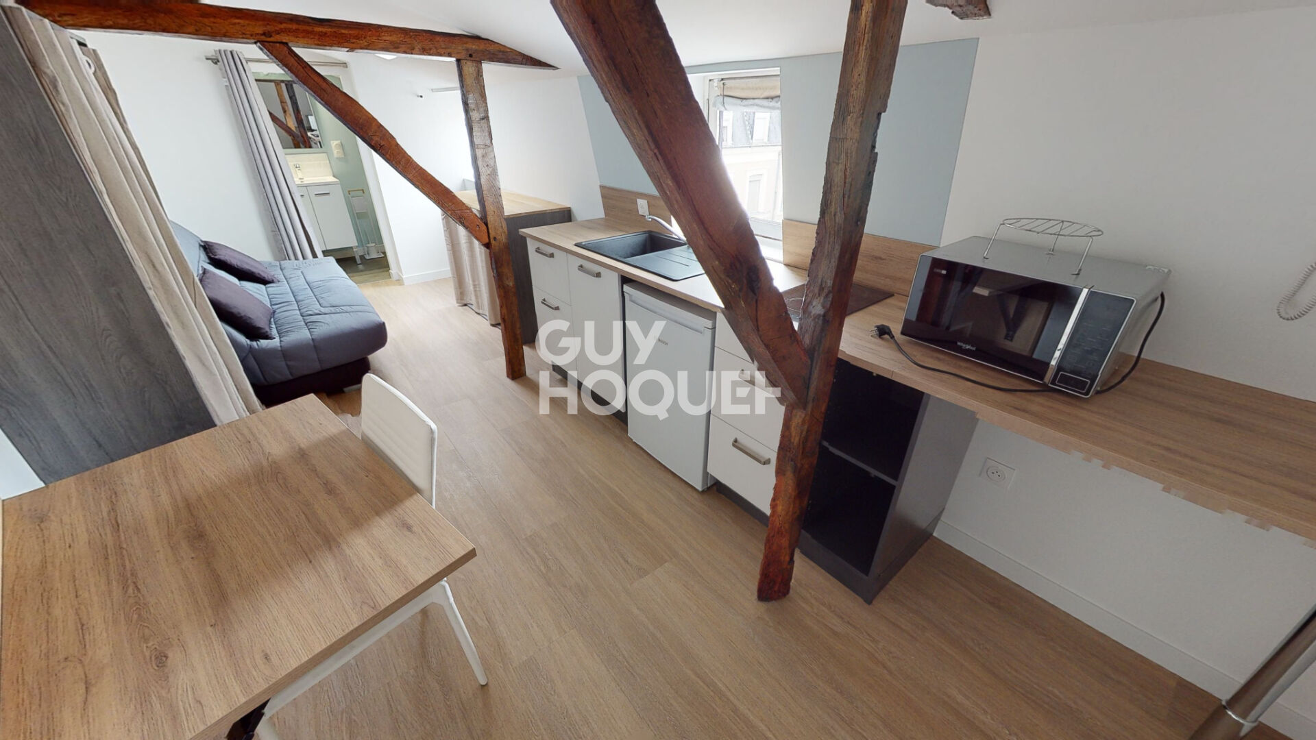 Appartement Poitiers 1 pièce(s) 15.27 m2