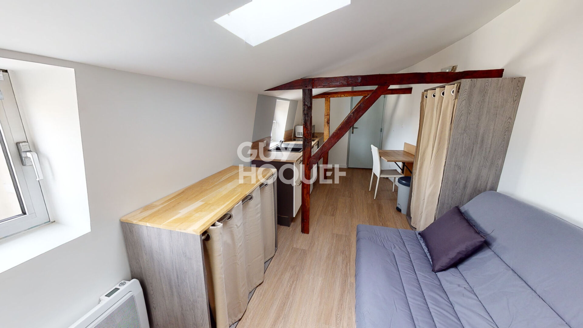 Appartement Poitiers 1 pièce(s) 15.27 m2