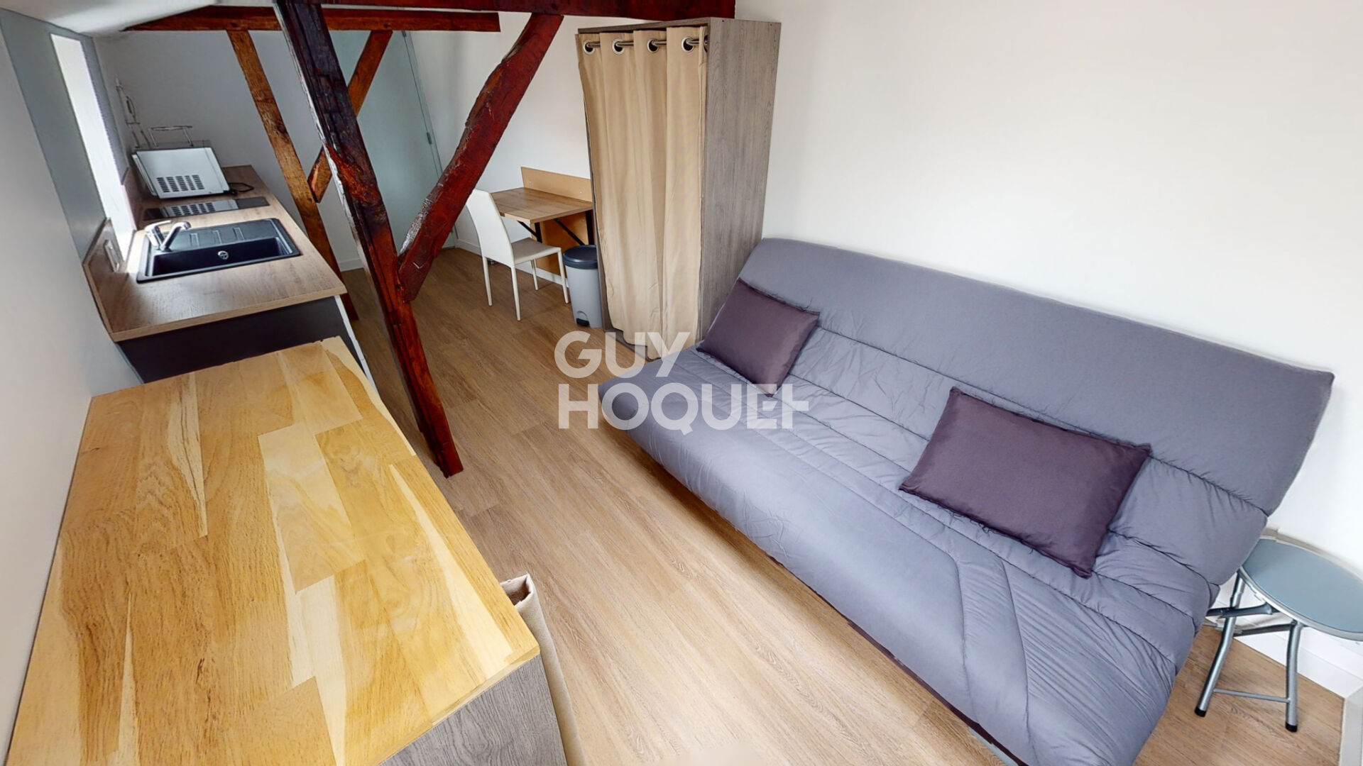 Appartement Poitiers 1 pièce(s) 15.27 m2