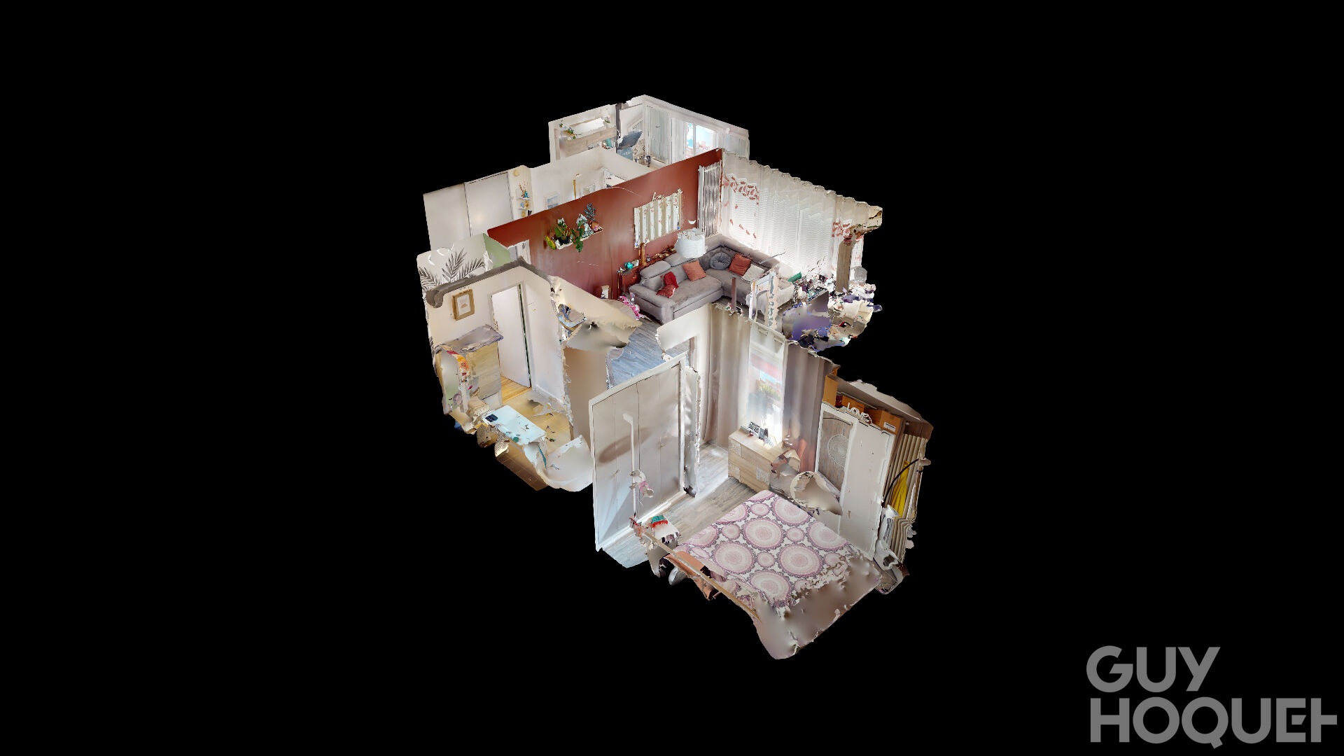 Dernier étage avec terrasse - appartement T2