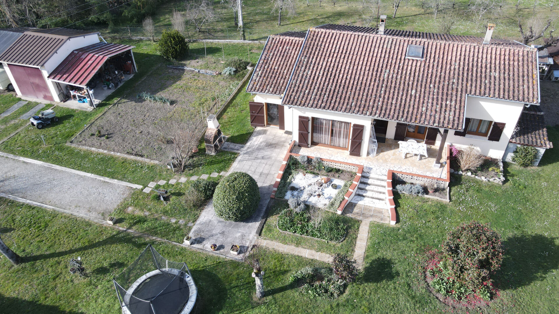 Plain-pied Varilhes avec grand terrain