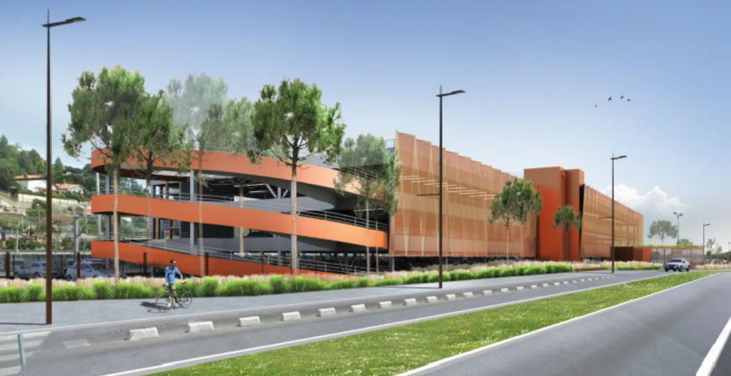 Bientôt, le nouveau parking aérien de la gare !