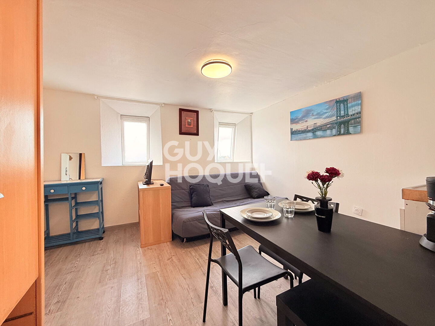 A louer studio meublé à BREST Recouvrance (29200).