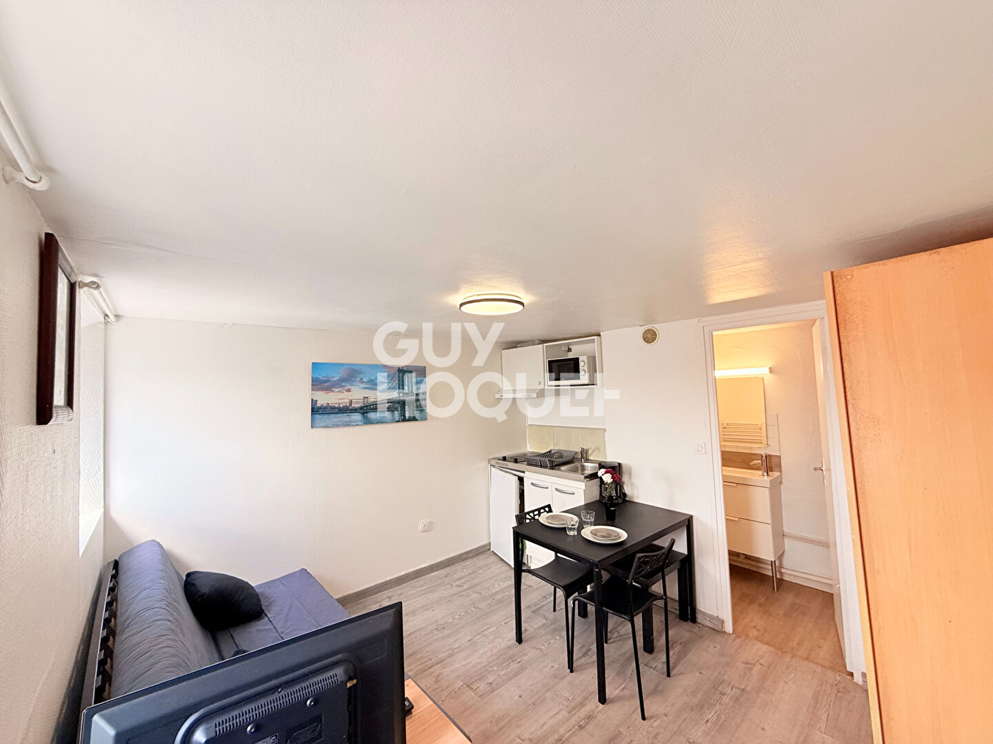 A louer studio meublé à BREST Recouvrance (29200).